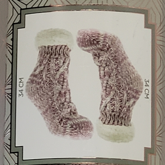MINX NY Aromasoles▪︎Infused, Sherpa Socks w/rubber soles▪︎Sequin Speckled *New* - Picture 8 of 12